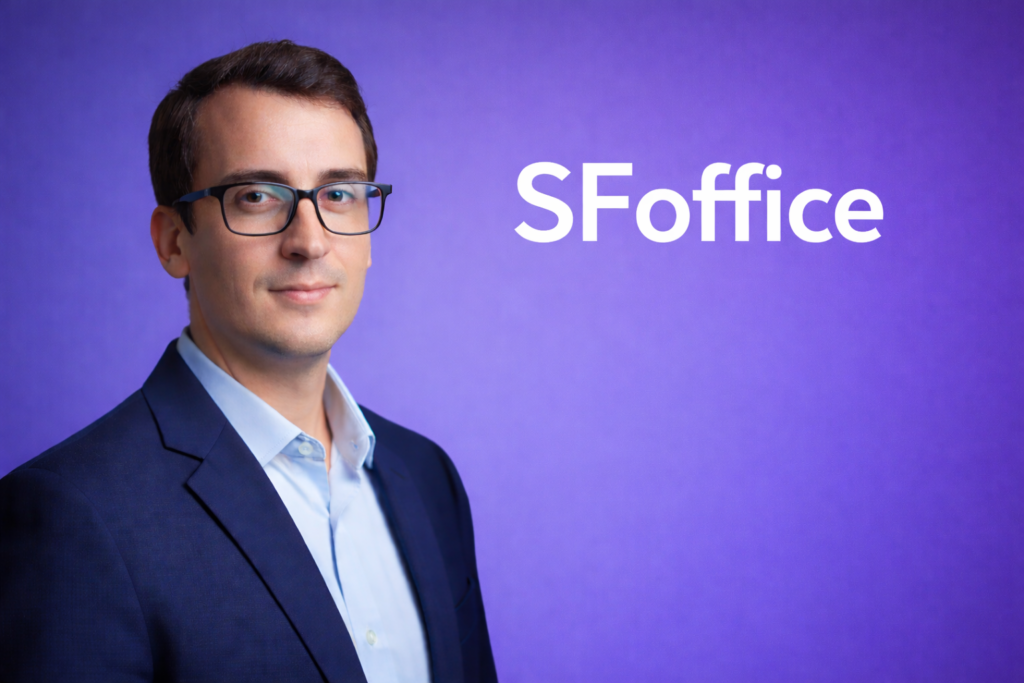 SFoffice business dashboard for monitoring and managing online activities